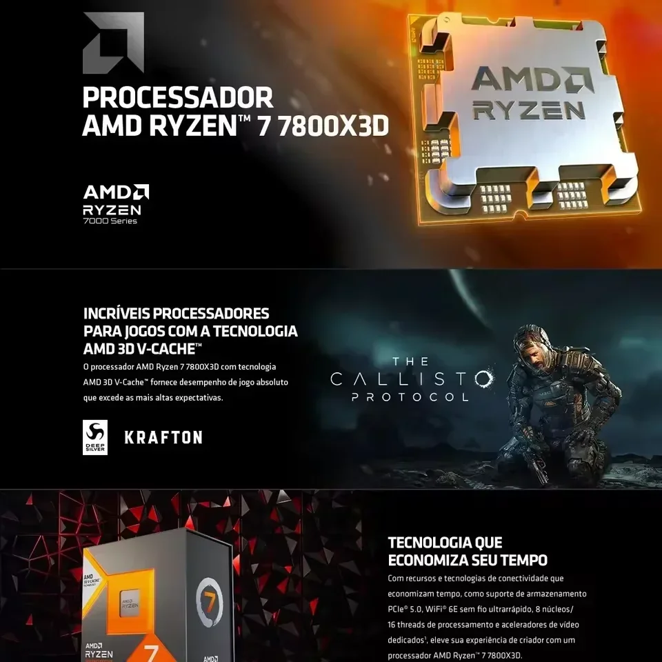 AMD Ryzen 7 5700X3D Gaming CPU - огляд і ціна Amd Cpu Ryzen 7