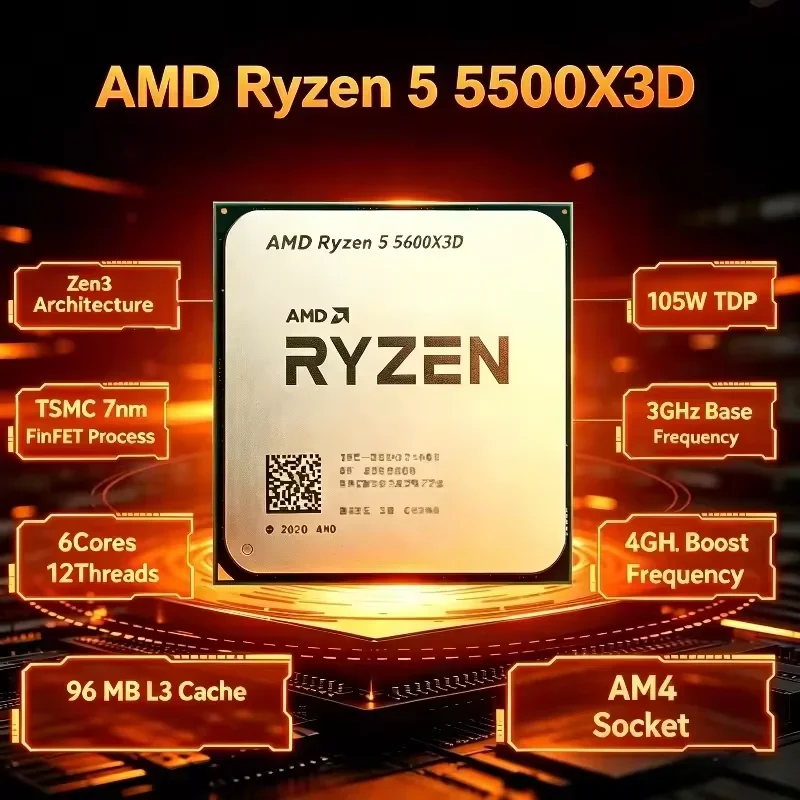 NEW AMD Ryzen 7 7800X3D X3D Ga - огляд і ціна Amd Cpu Ryzen 7