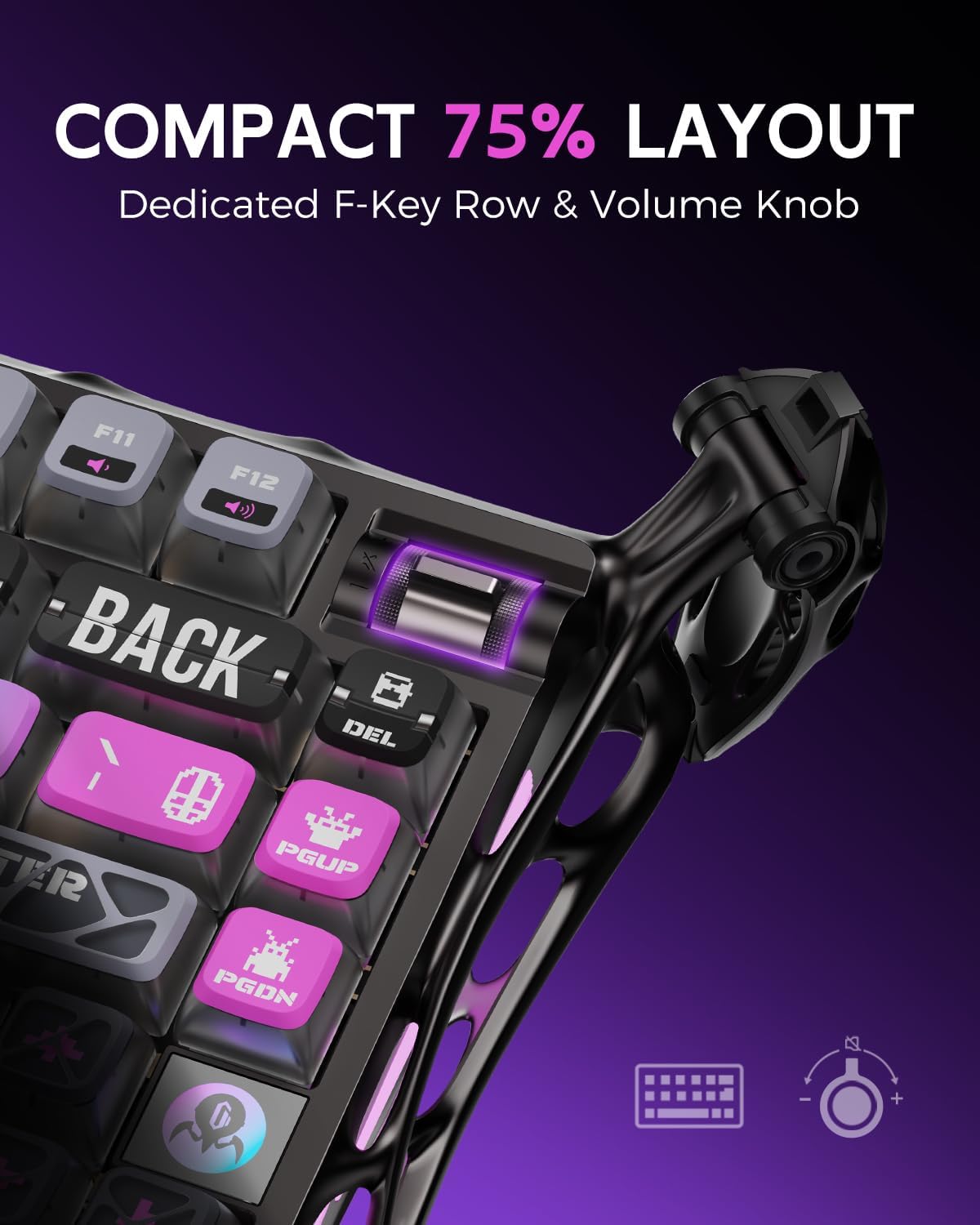 Gravity Planet K1 Pro 75% Tri- - огляд і ціна Gaming Keyboard Hot Swappable