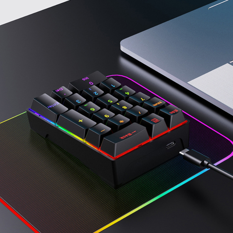 K20 Mini Portable Mechanical N - огляд і ціна Keyboard Gaming Blue Switch