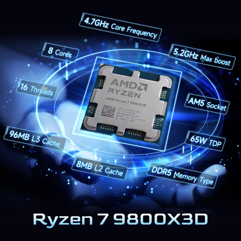 AMD Ryzen 7 9800X3D Content Cr - огляд і ціна Amd Cpu Ryzen 7