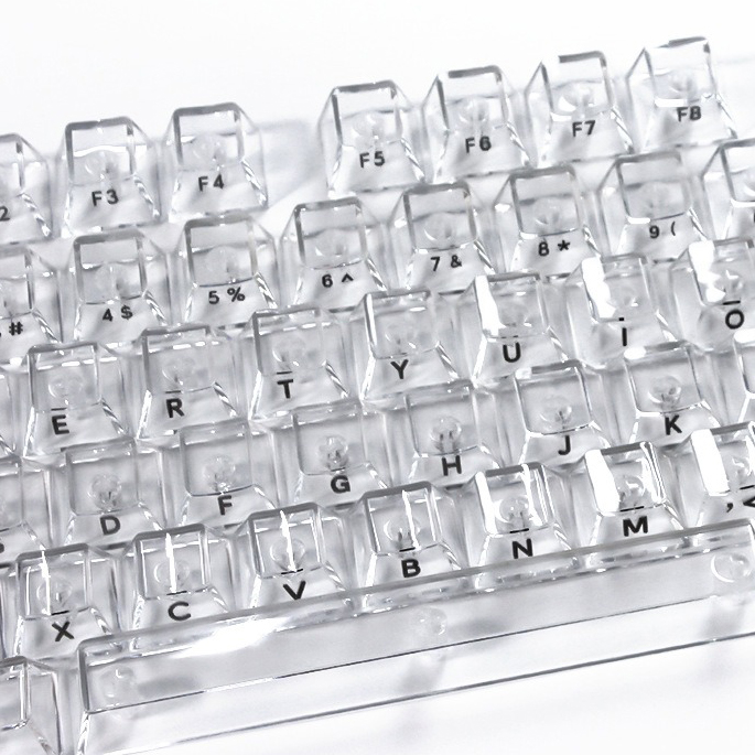 Crystal Transparent Cherry Pro - огляд і ціна Gaming Keyboard No Rgb