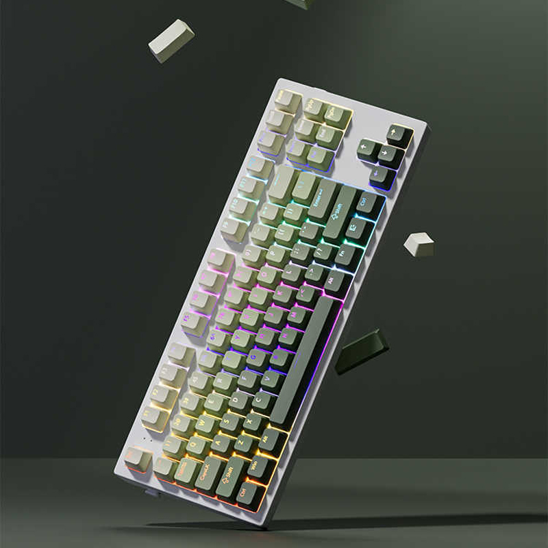 Green Grape Double Shot PBT Ke - огляд і ціна Gaming Keyboard No Rgb