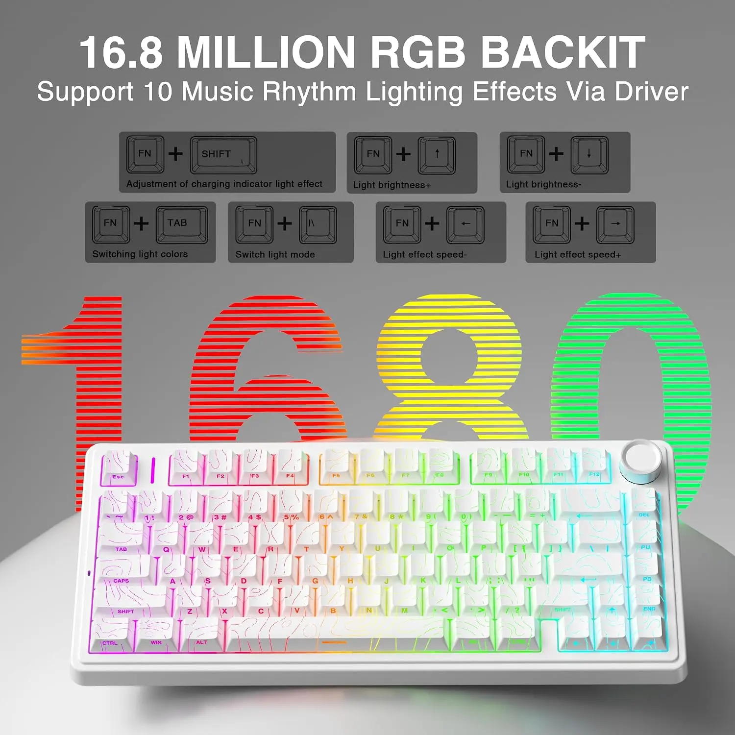 AULA F75 HE Magnetic Keyboard  - огляд і ціна Gaming Keyboard No Rgb