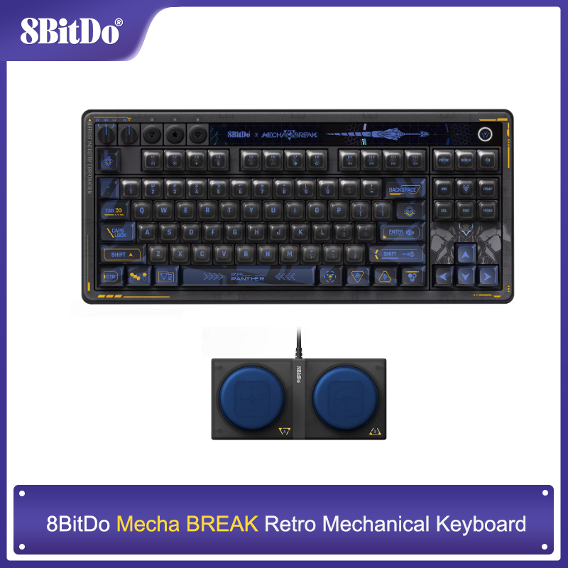 8BitDo Retro 87 Mechanical Key - огляд і ціна Gaming Keyboard Hot Swappable
