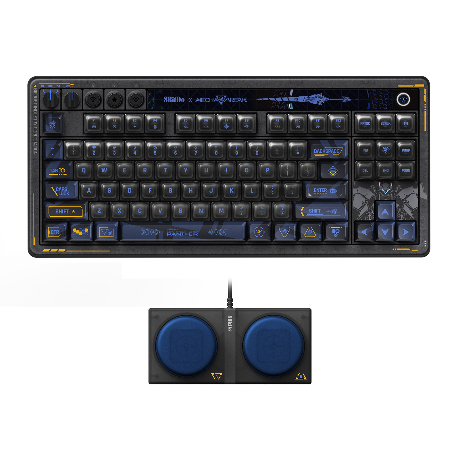 8BitDo Retro 87 Mechanical Key - огляд і ціна Gaming Keyboard Hot Swappable