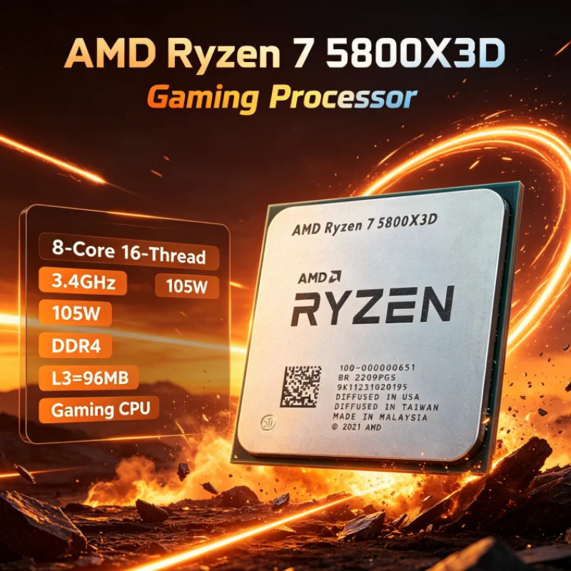 AMD R7 5800X3D 96 MB CPU Proce - огляд і ціна Amd Cpu Ryzen 7