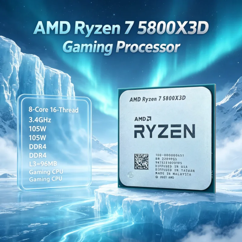 AMD R7 5800X3D 96 MB CPU Proce - огляд і ціна Amd Cpu Ryzen 7
