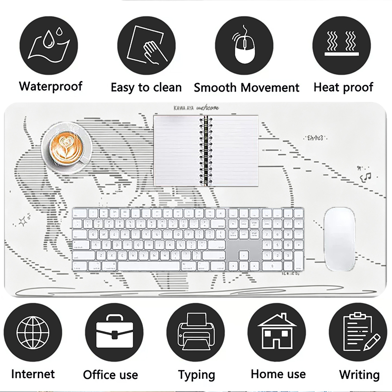 1Pcs Leather Mouse Pad Anime A - огляд і ціна Gaming Keyboard High Ground